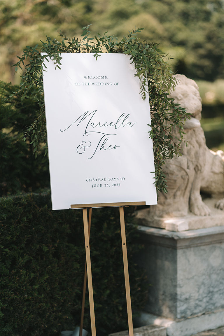 Chateau de Bayard wedding design